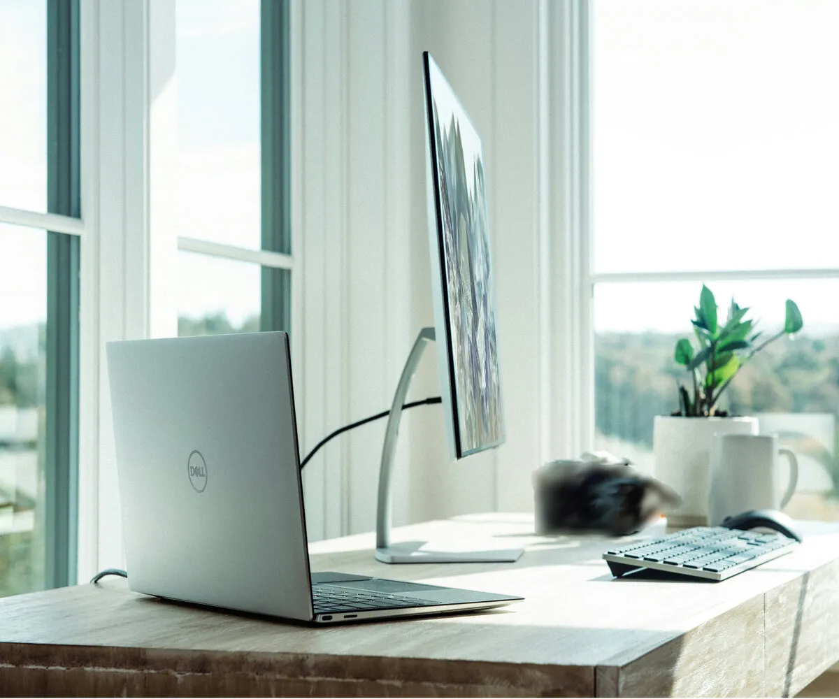 office image with laptop